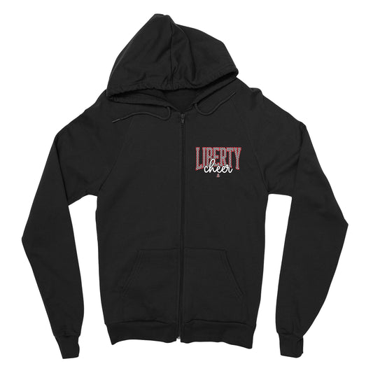 Checkered Liberty Cheer Full Zip Sweatshirt