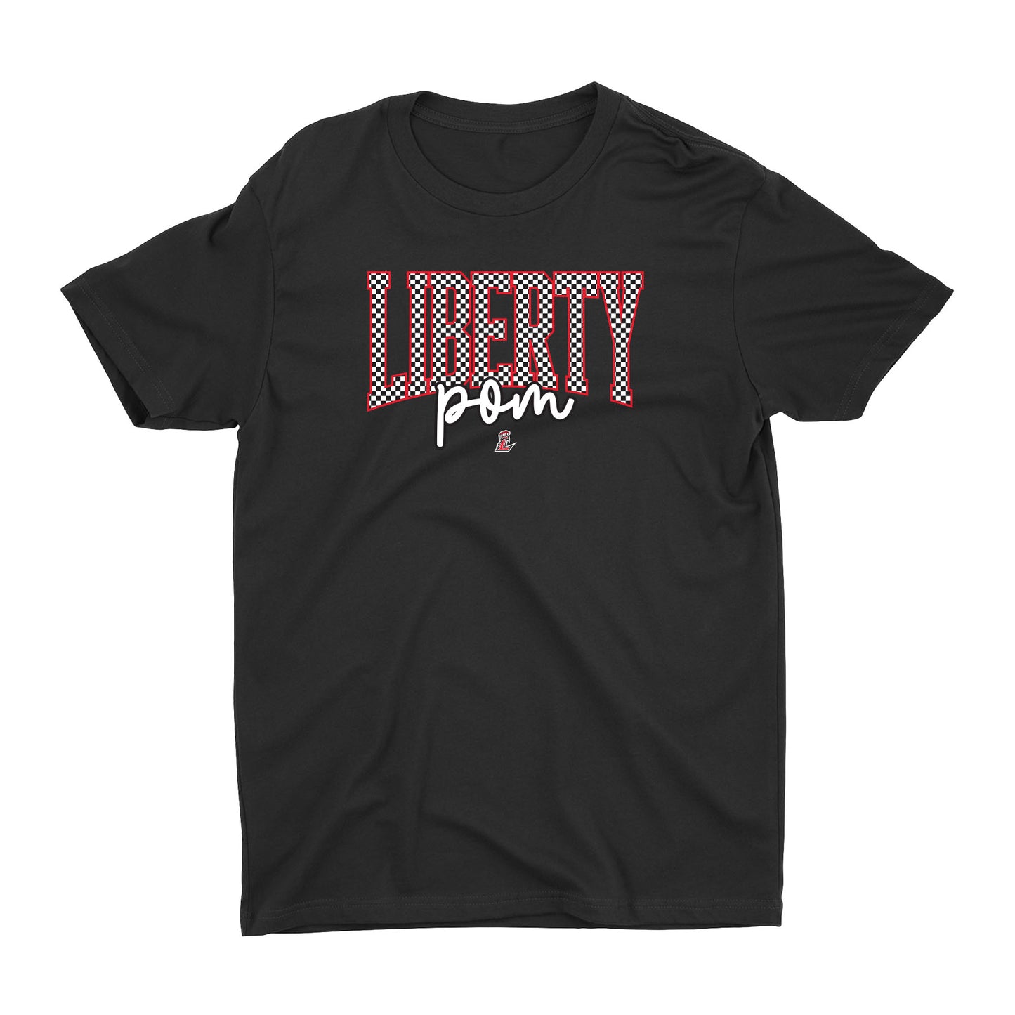 Checkered Liberty Pom Unisex Tee