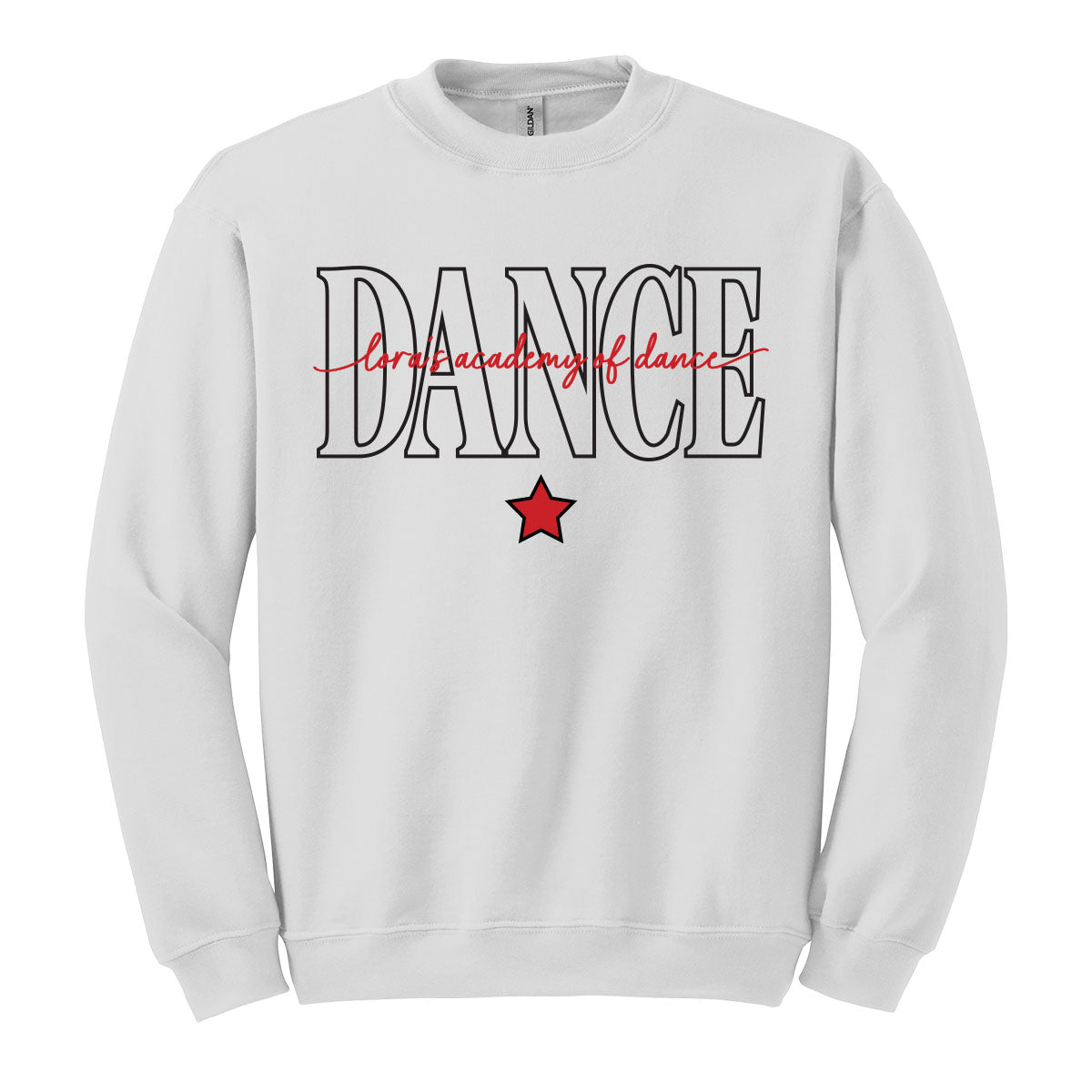 Lora's Academy Of Dance Outline Crewneck Sweatshirt