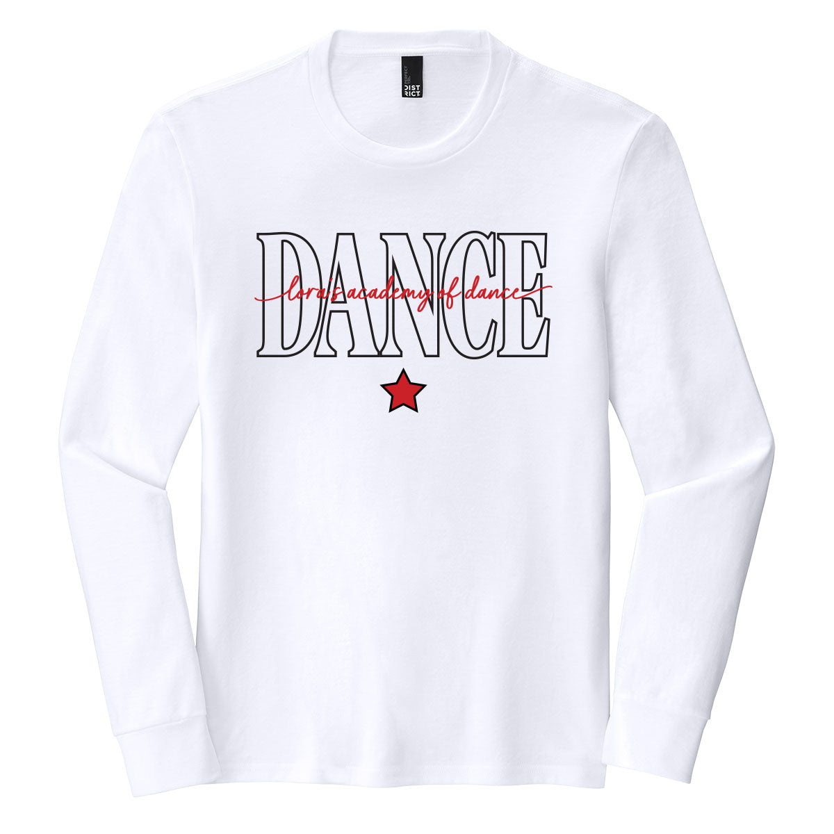 Lora's Academy Of Dance Outline Long Sleeve Tee