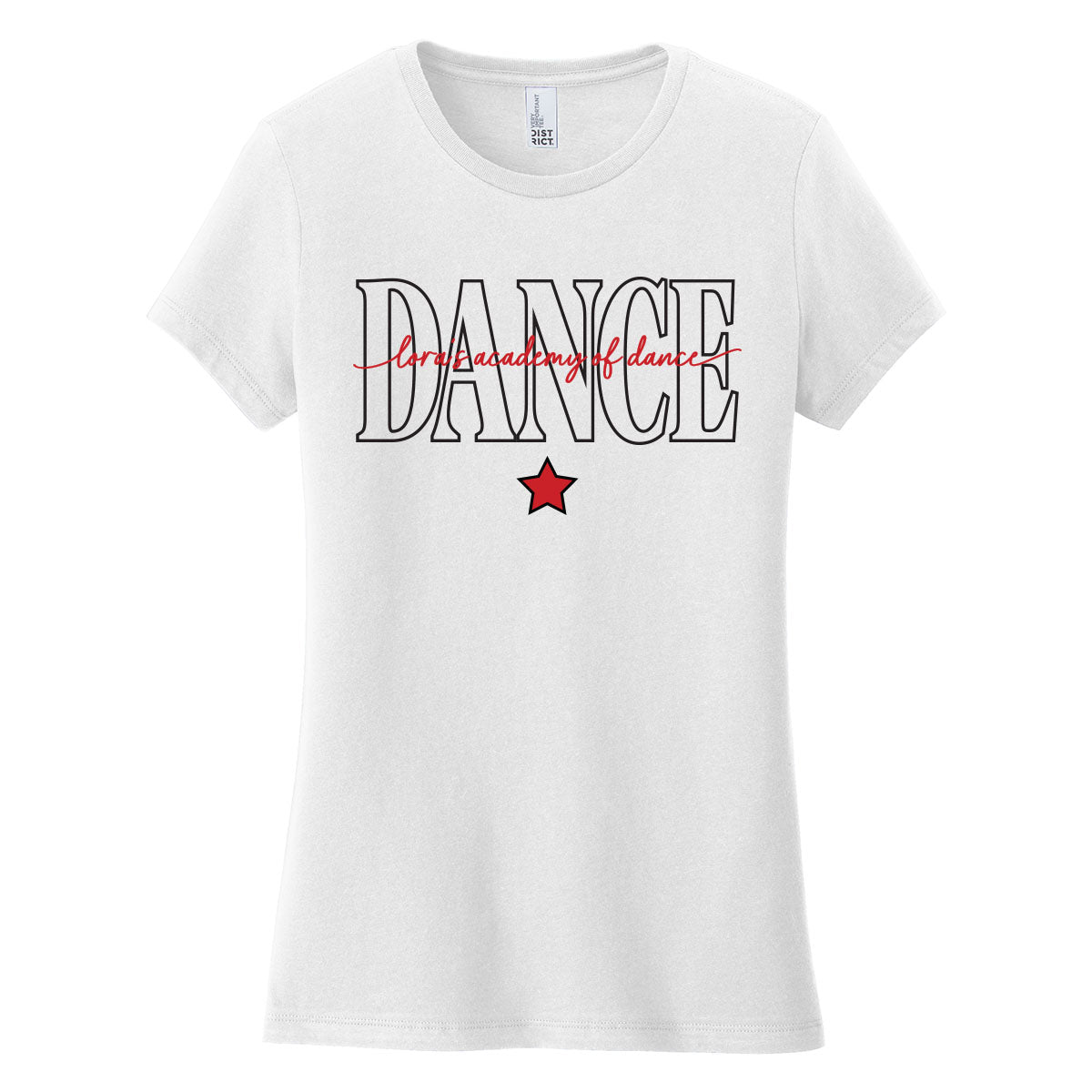Lora's Academy Of Dance Outline Women's Fit Tee