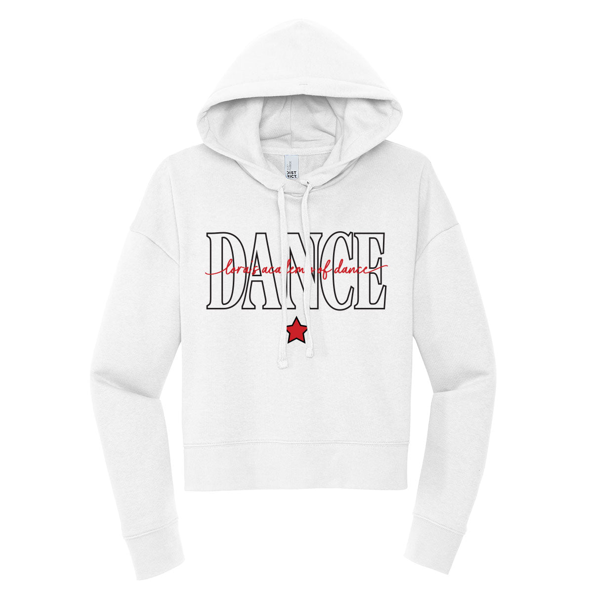 Lora's Academy Of Dance Outline Cropped Hoodie