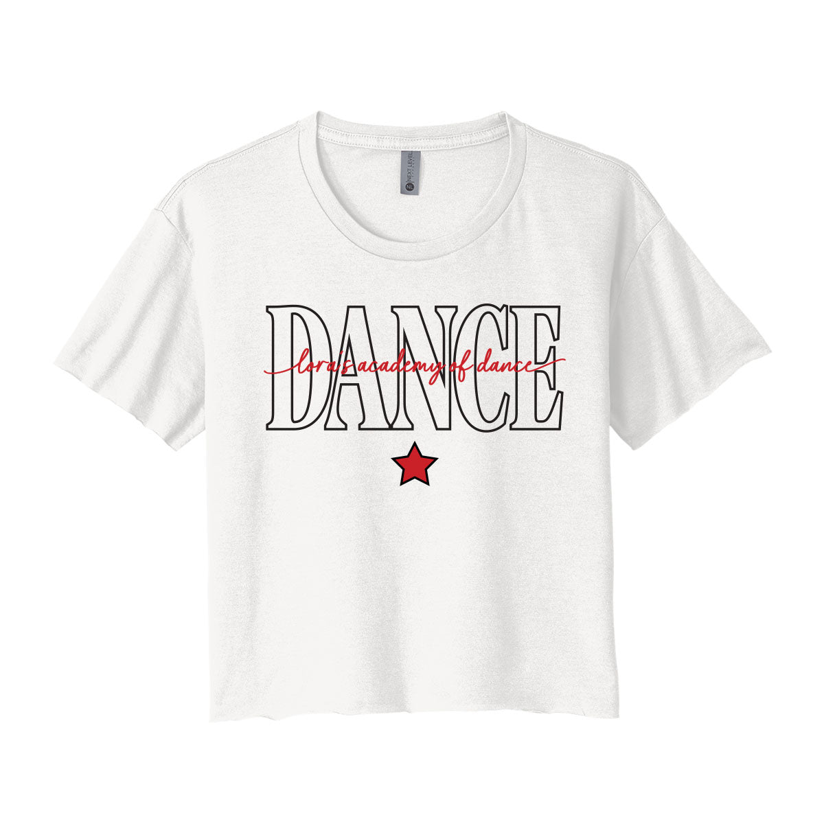 Lora's Academy Of Dance Outline Cropped Tee