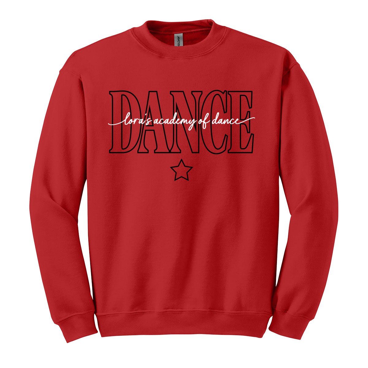Lora's Academy Of Dance Outline Crewneck Sweatshirt