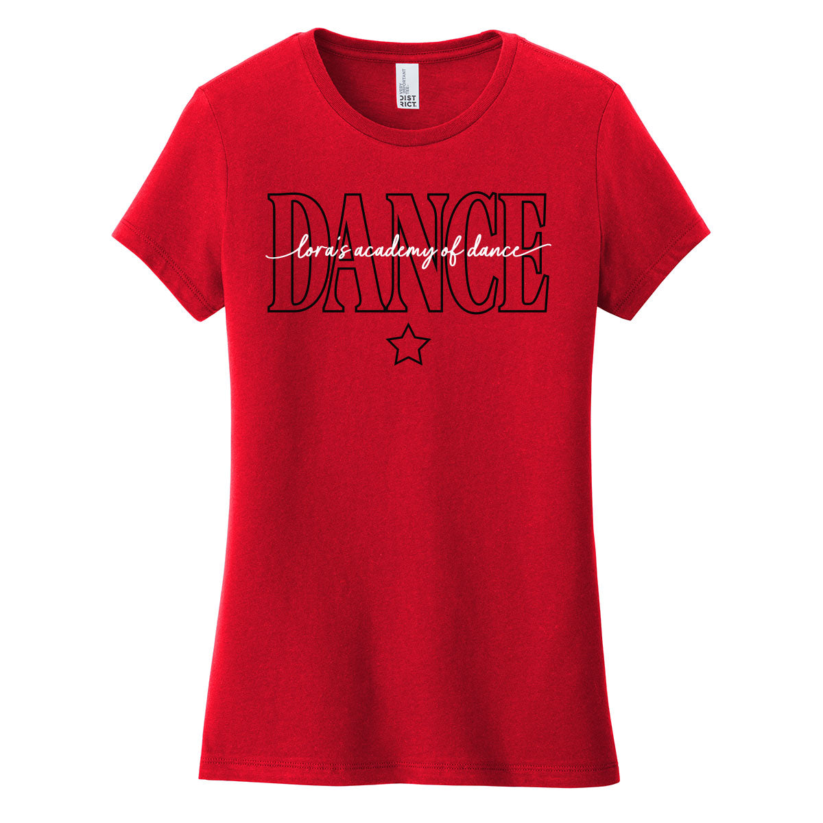Lora's Academy Of Dance Outline Women's Fit Tee