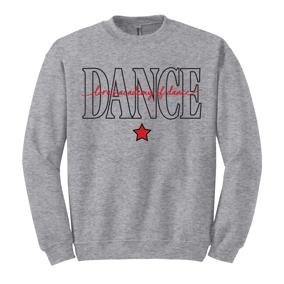 Lora's Academy Of Dance Outline Crewneck Sweatshirt