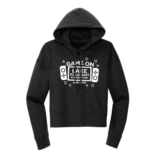 Lake Pleasant Game On Cropped Hoodie