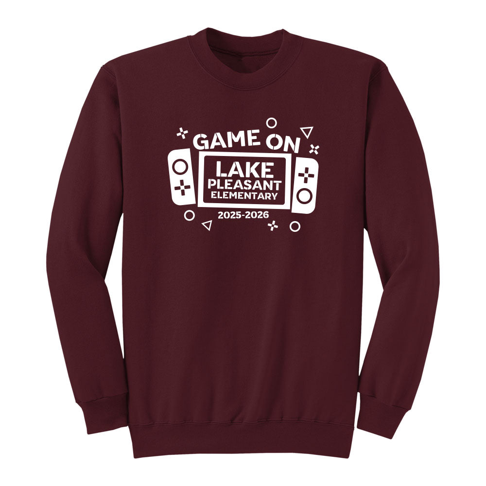 Lake Pleasant Game On Crewneck Sweatshirt