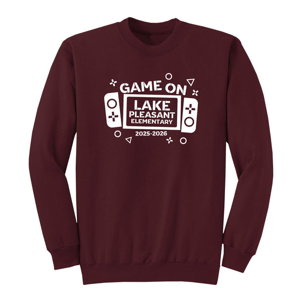 Lake Pleasant Game On Crewneck Sweatshirt