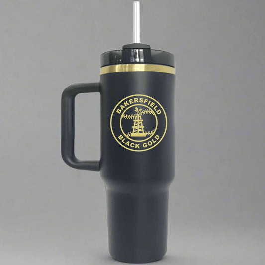 Black Gold Seal 40 Ounce Tumbler