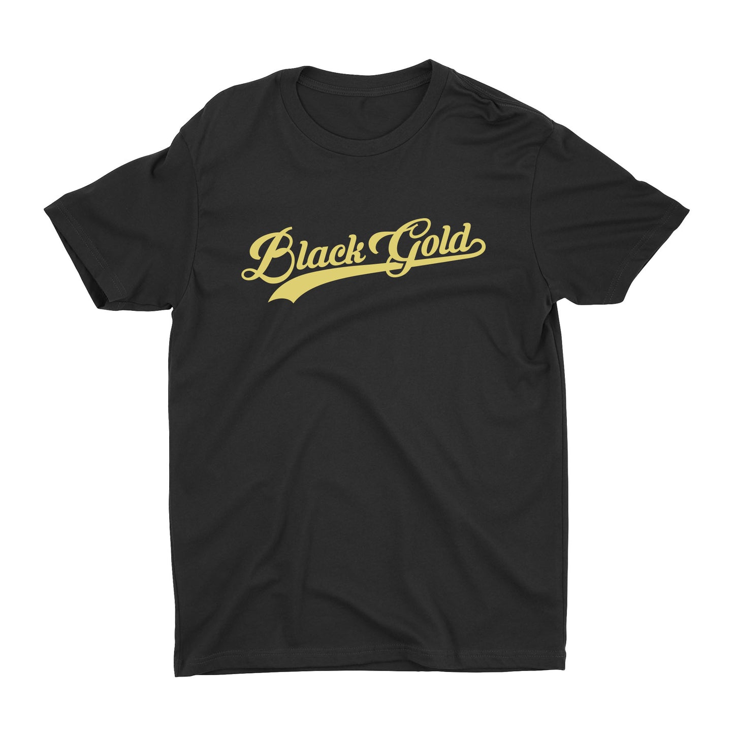 Black Gold Script Unisex Tee