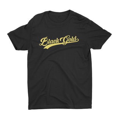 Black Gold Script Unisex Tee