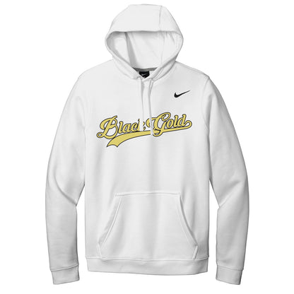 Black Gold Script Nike Hoodie