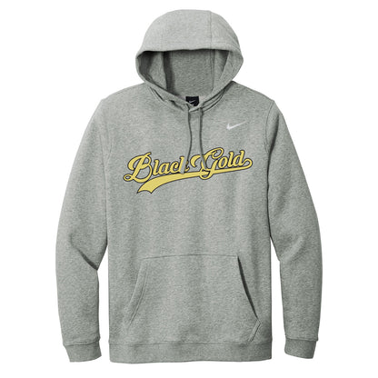 Black Gold Script Nike Hoodie