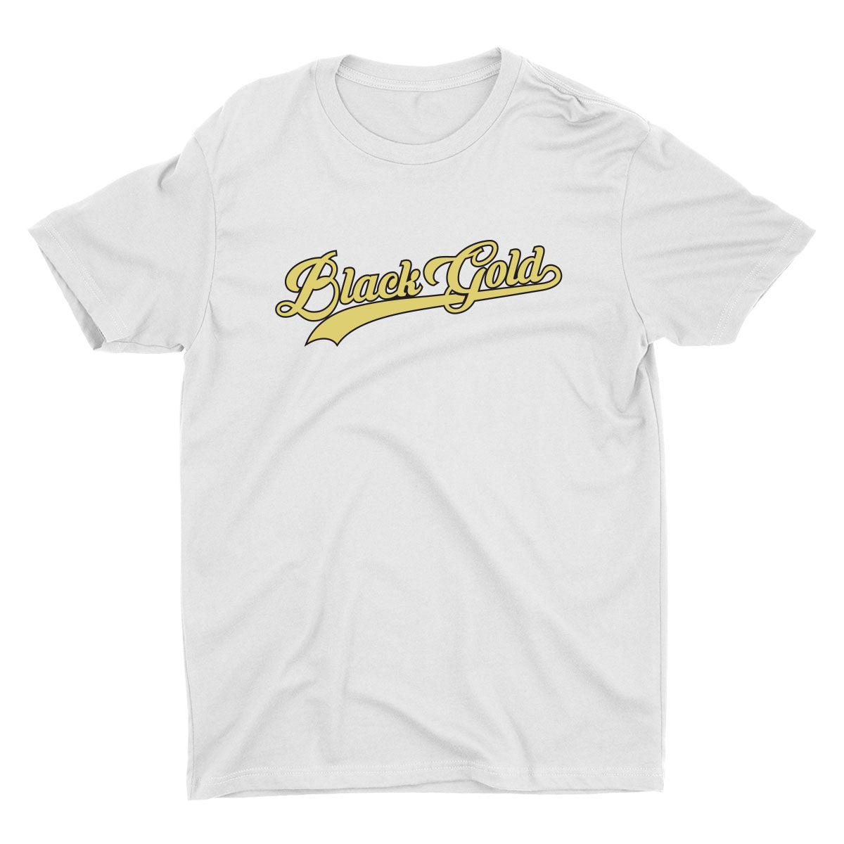 Black Gold Script Unisex Tee