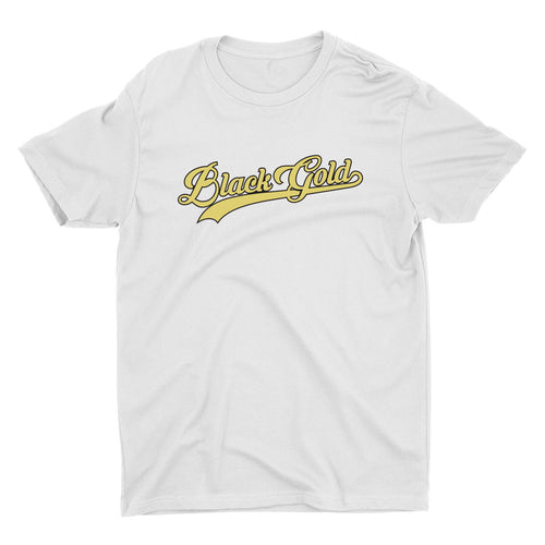 Black Gold Script Unisex Tee