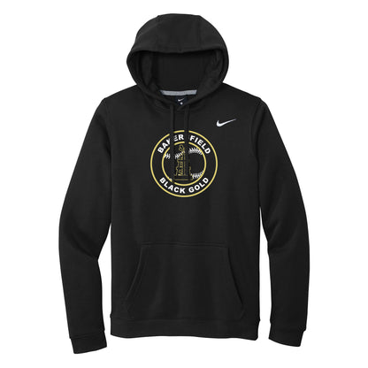 Black Gold Baseball Seal Nike Hoodie