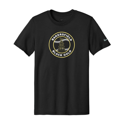 Black Gold Baseball Seal Nike Dri-Fit Tee