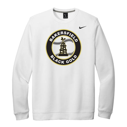 Black Gold Baseball Seal Nike Crewneck Sweatshirt