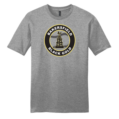 Black Gold Baseball Seal Unisex Tee
