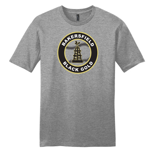 Black Gold Baseball Seal Unisex Tee