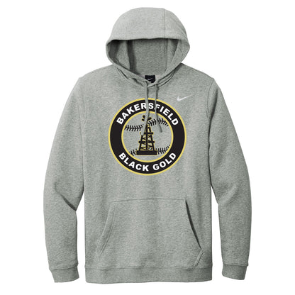 Black Gold Baseball Seal Nike Hoodie