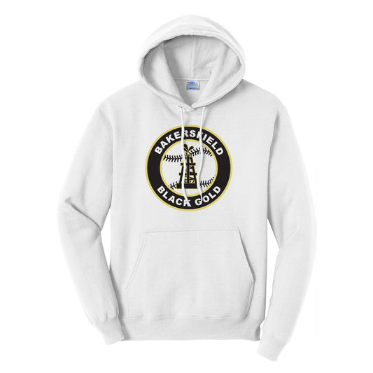 Black Gold Baseball Seal Hoodie