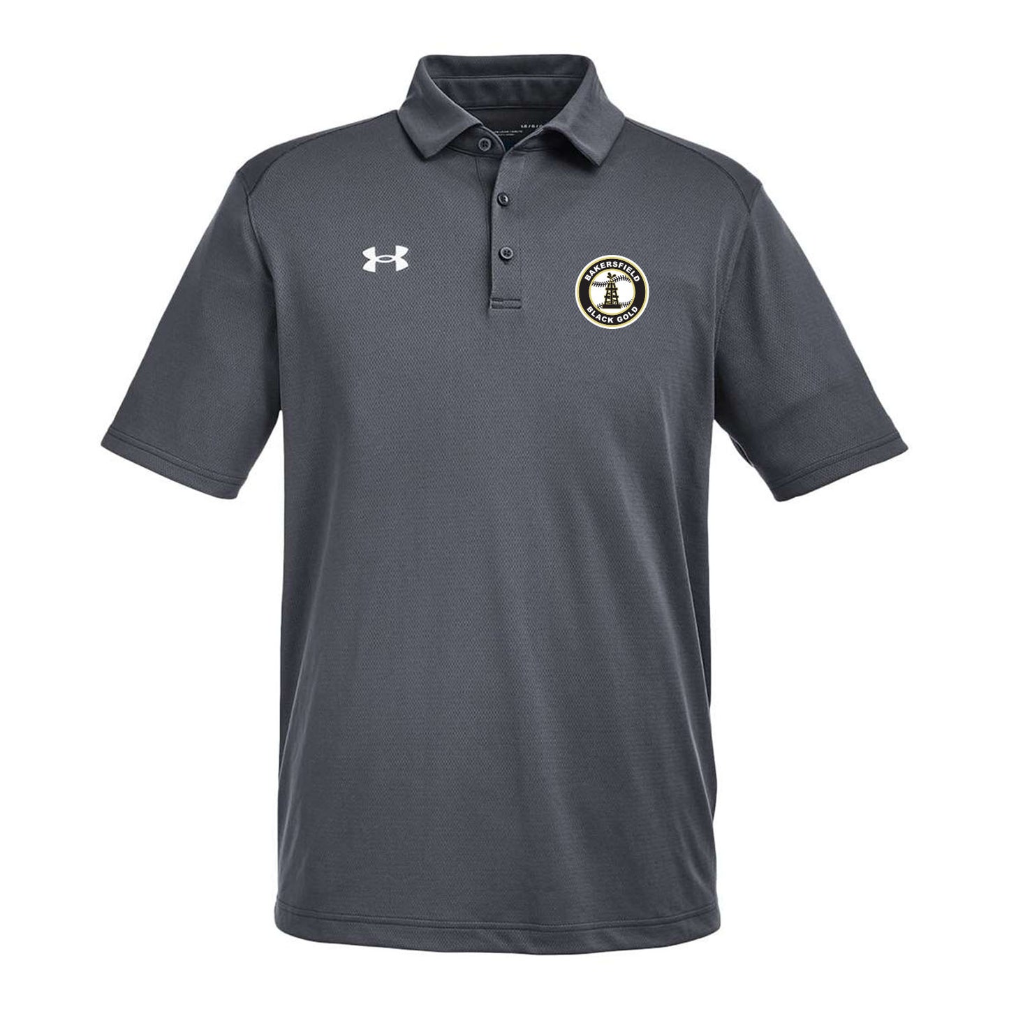 Black Gold Baseball Seal Under Armour Polo
