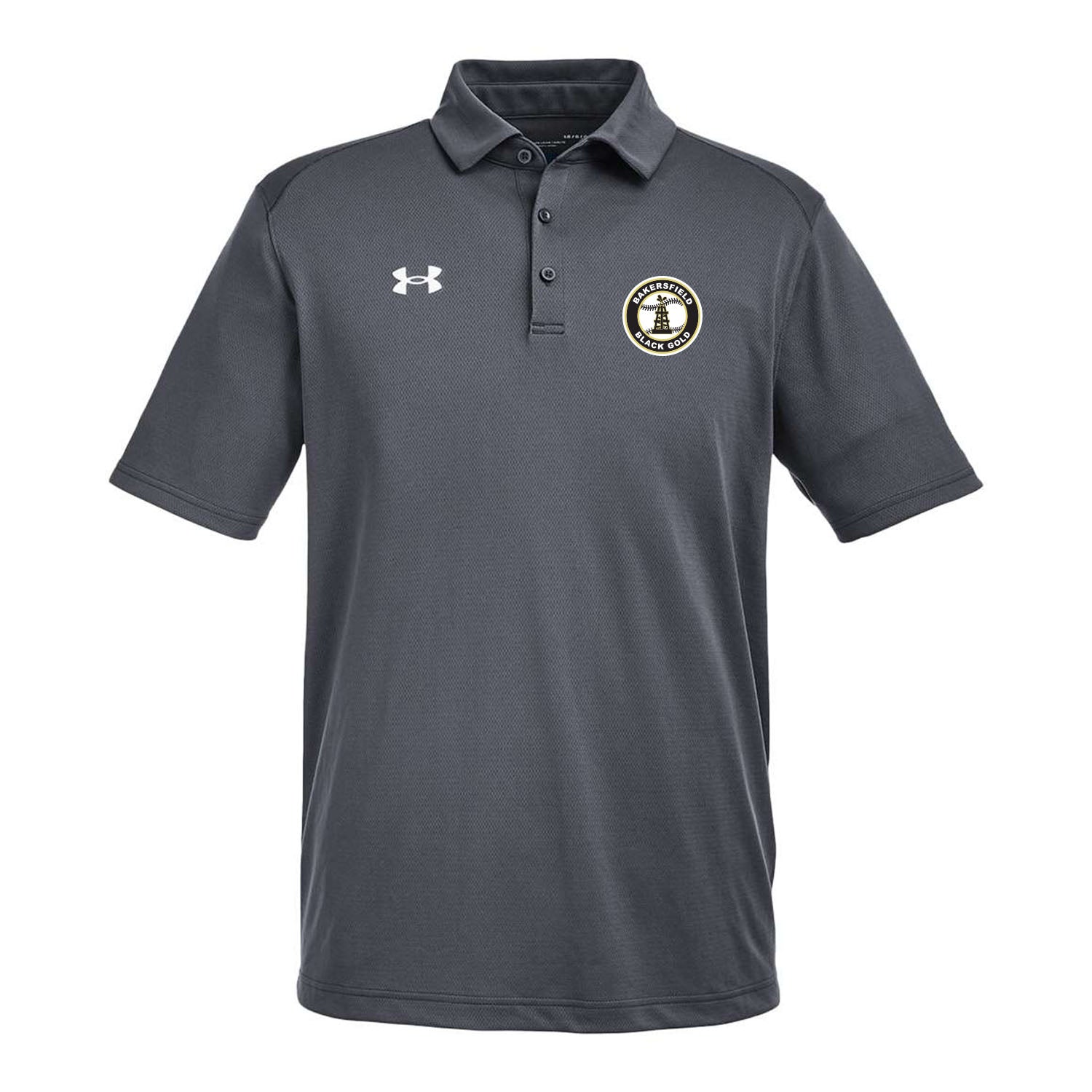 Black Gold Baseball Seal Under Armour Polo