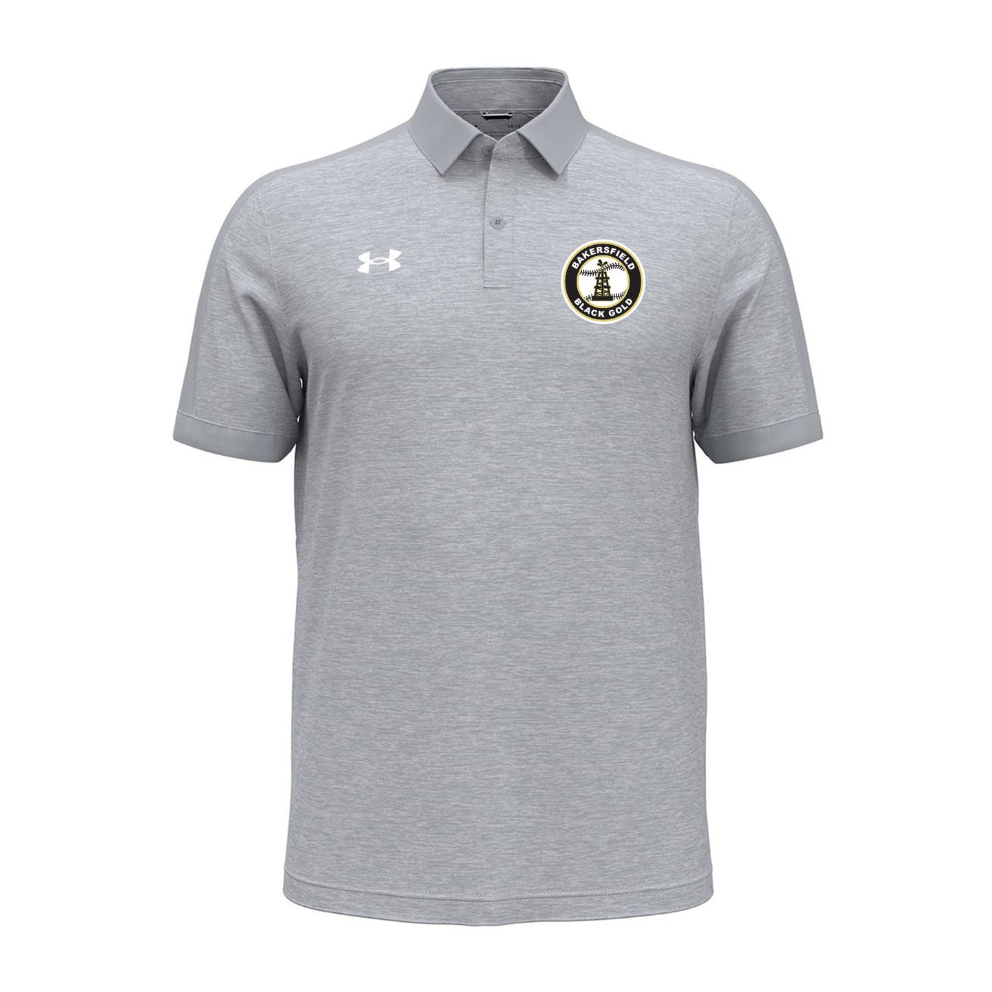 Black Gold Baseball Seal Under Armour Polo