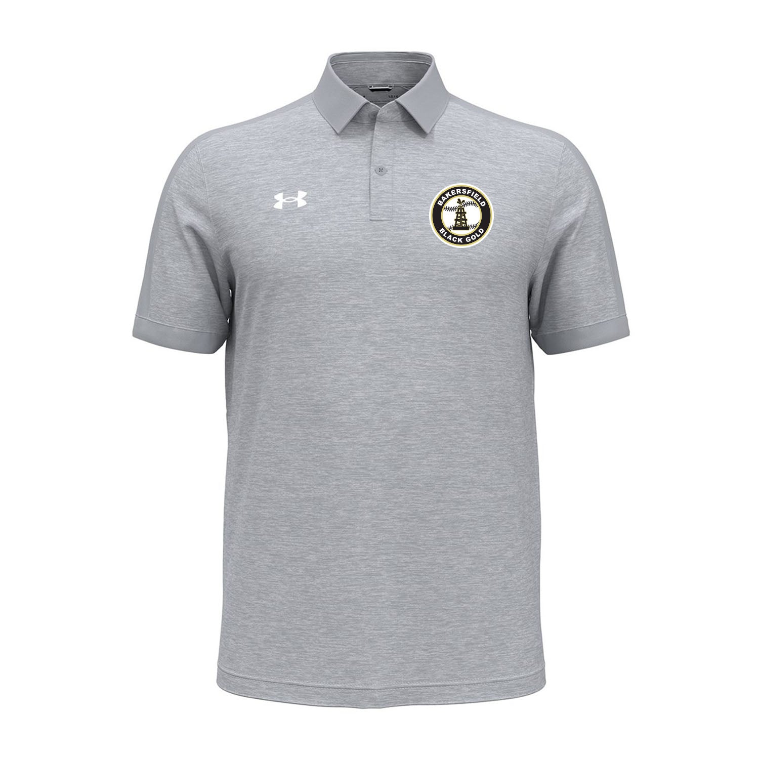 Black Gold Baseball Seal Under Armour Polo