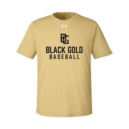 Black and Gold Baseball Under Armour Tee