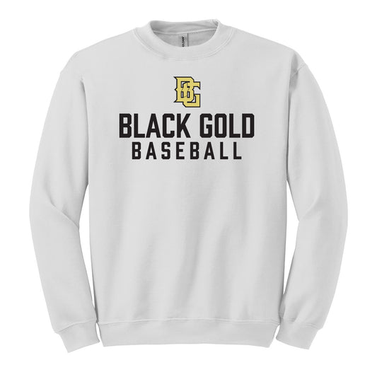 Black Gold Baseball Unisex Crewneck Sweatshirt