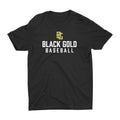 Black Gold Baseball Unisex Tee