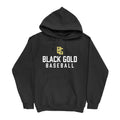 Black Gold Baseball Hoodie