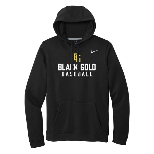 Black and Gold Baseball Nike Hoodie