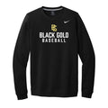 Black Gold Baseball Nike Crewneck Sweatshirt