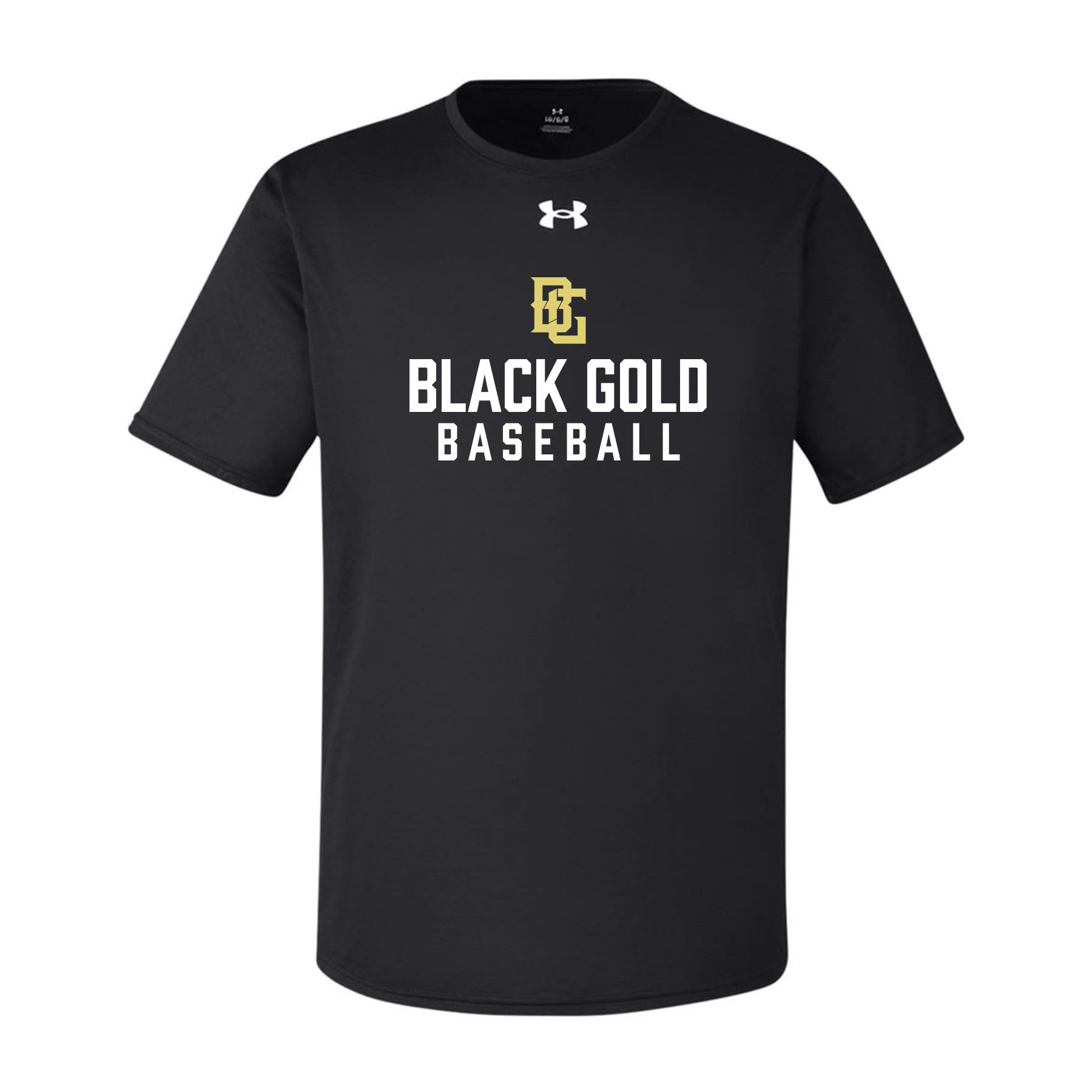 Black Gold Baseball Under Armour Tee
