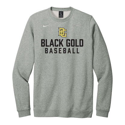 Black Gold Baseball Nike Crewneck Sweatshirt