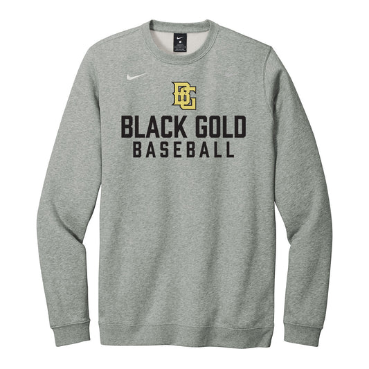 Black Gold Baseball Nike Crewneck Sweatshirt
