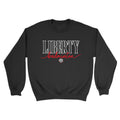 Liberty Badminton Script Unisex Crewneck Sweatshirt