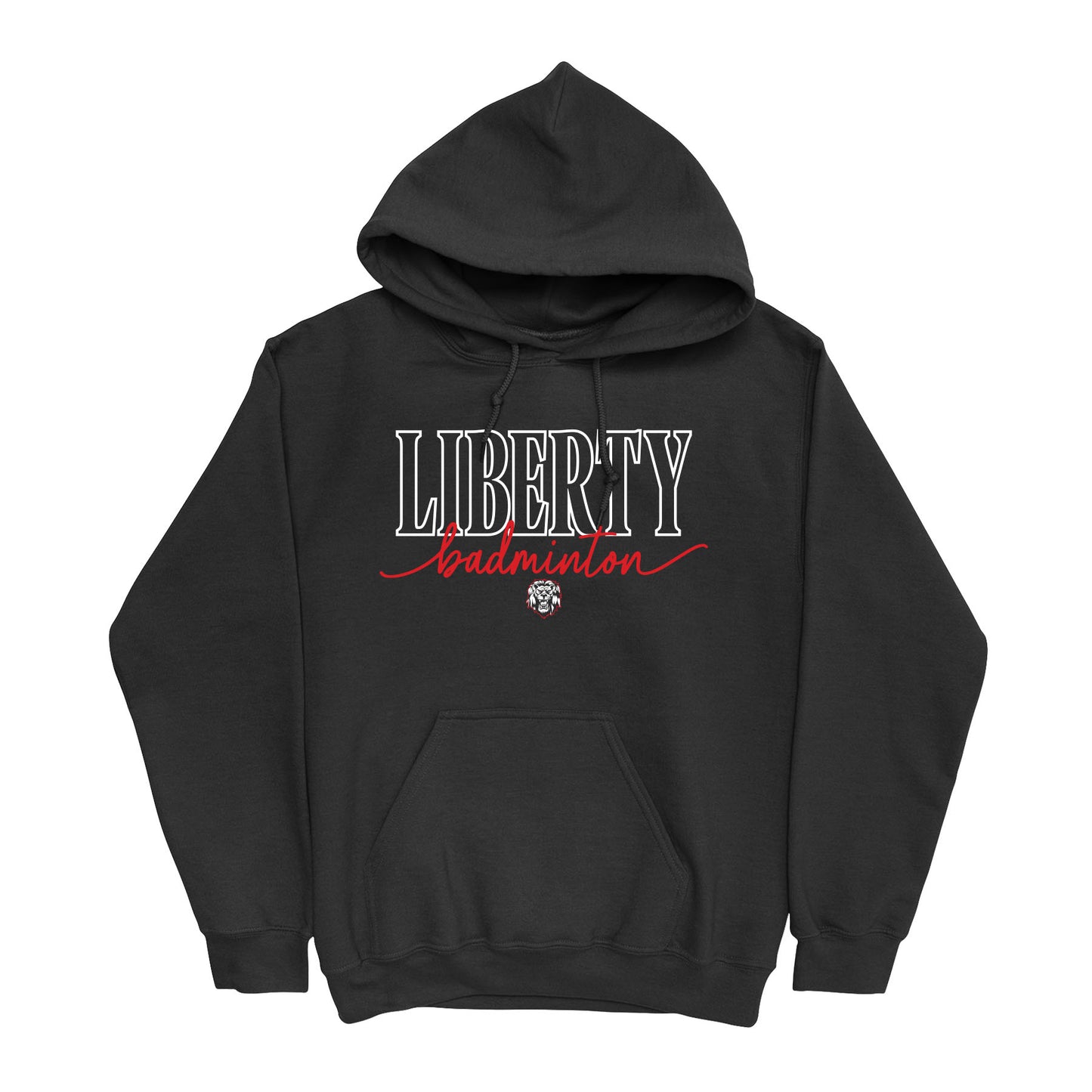 Liberty Badminton Script Hoodie