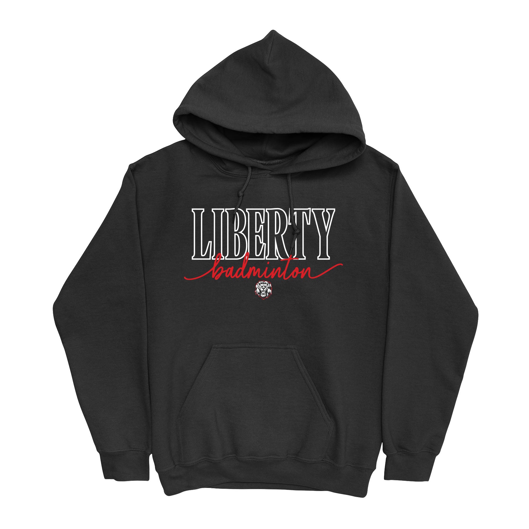 Liberty Badminton Script Hoodie