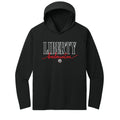Liberty Badminton Script Performance Hooded Long Sleeve Tee