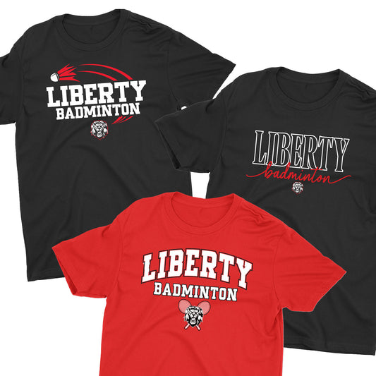 Liberty Badminton 3 Tee Pack