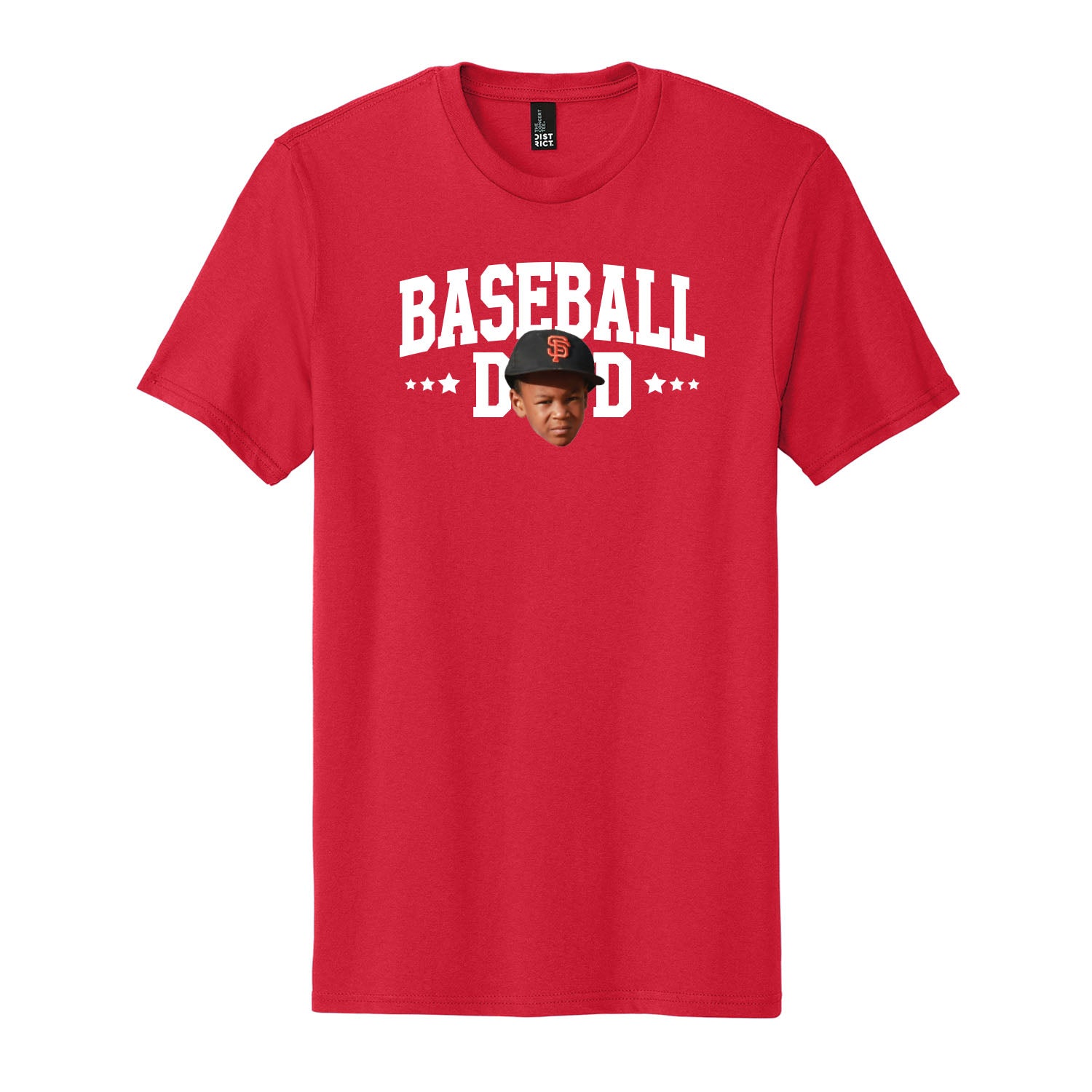 Sports Dad Custom Face Unisex Tee