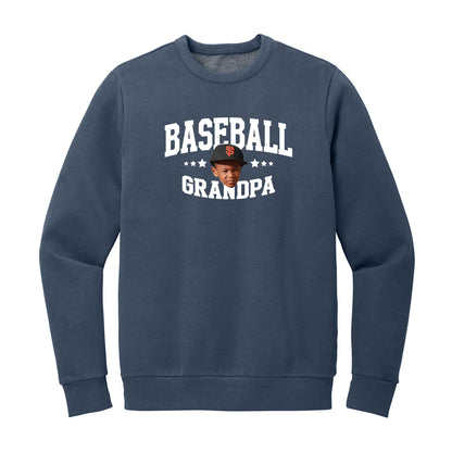 Sports Grandpa Custom Face Crewneck Sweatshirt
