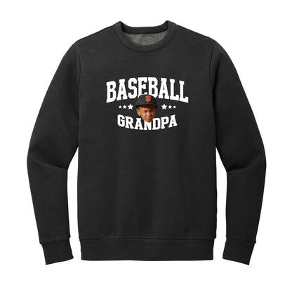 Sports Grandpa Custom Face Crewneck Sweatshirt