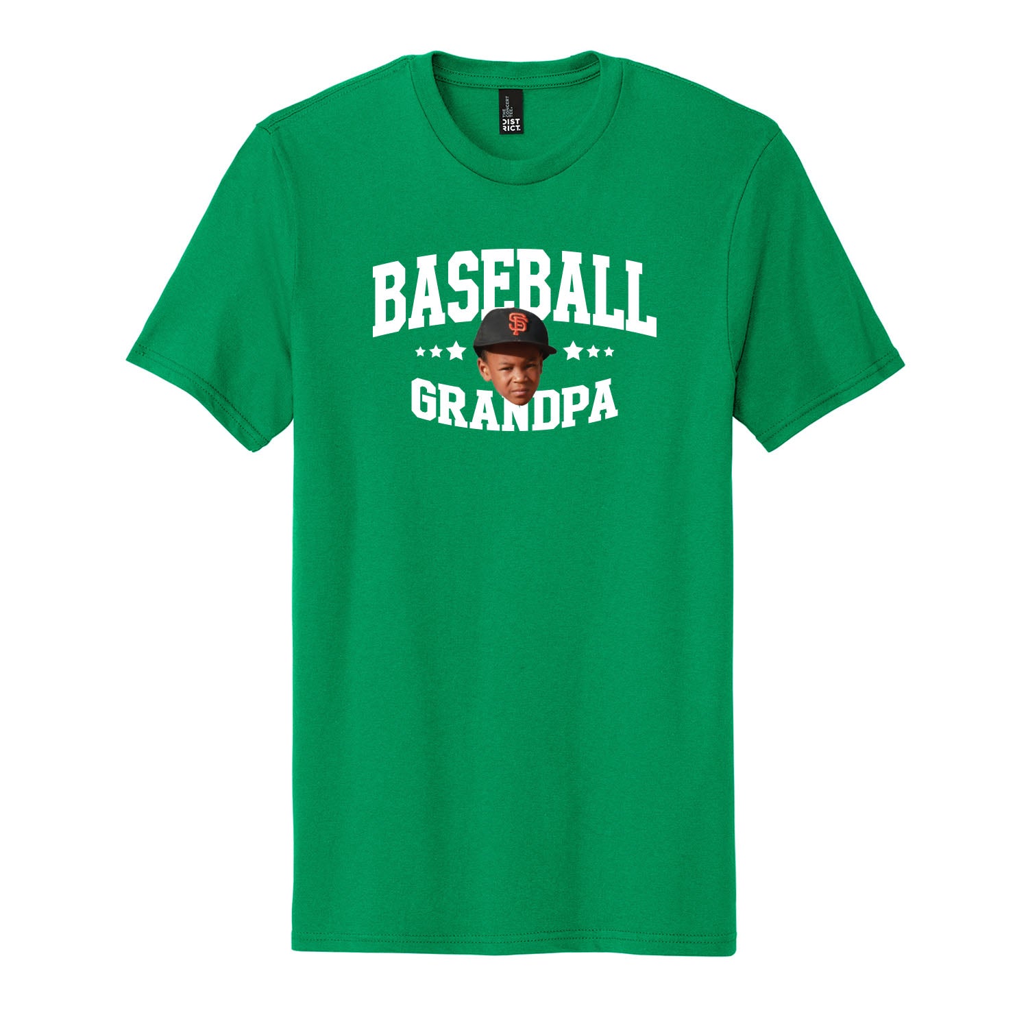 Sports Grandpa Custom Face Unisex Tee