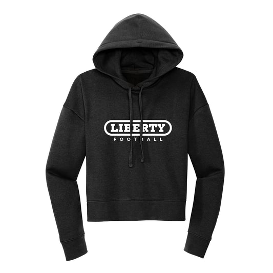 2025 Liberty Football Cropped Hoodie
